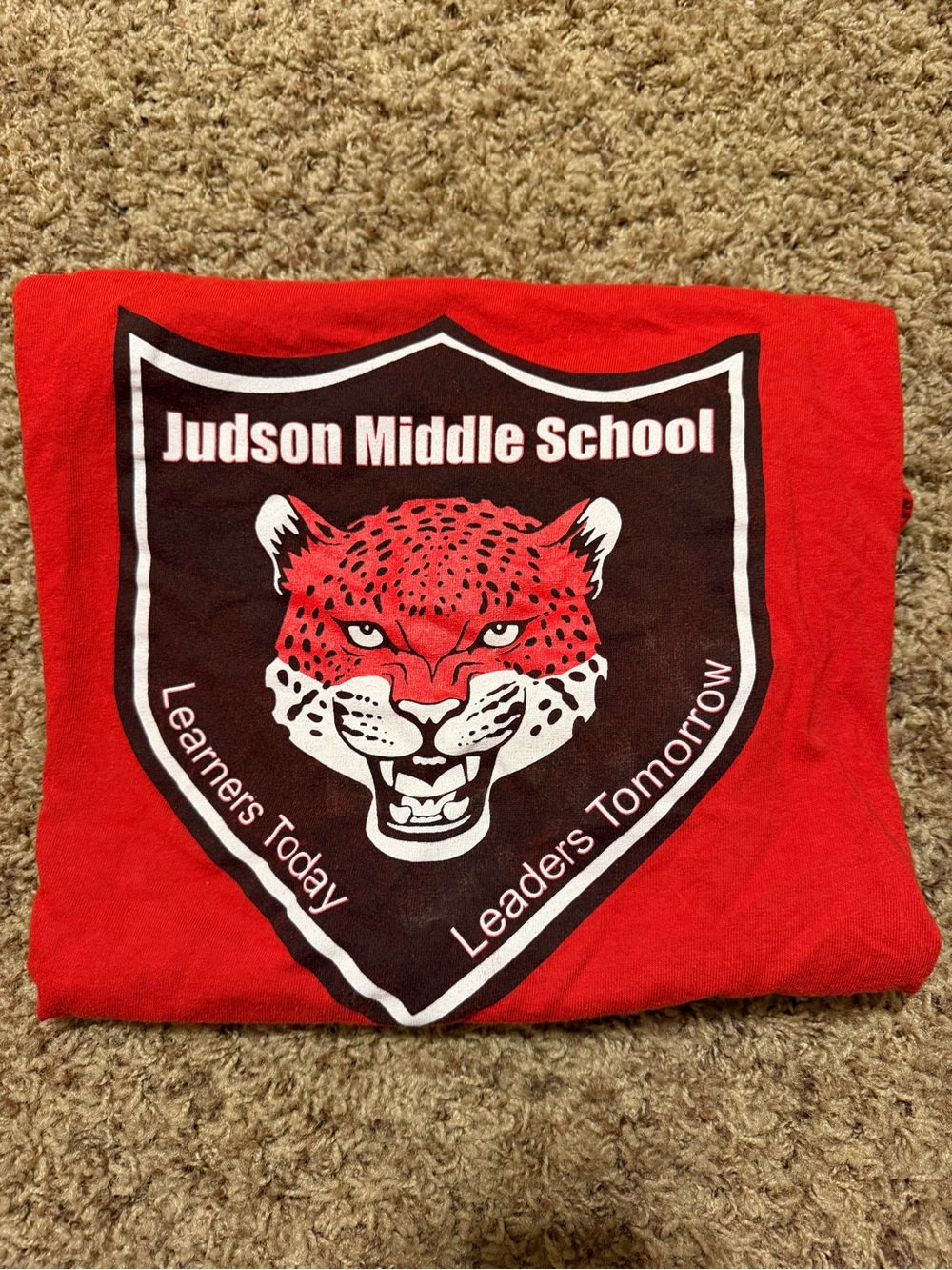 Judson Middle School Red Shield T-Shirt